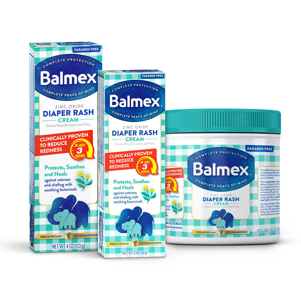 Balmex Zinc Oxide Diaper Rash Cream